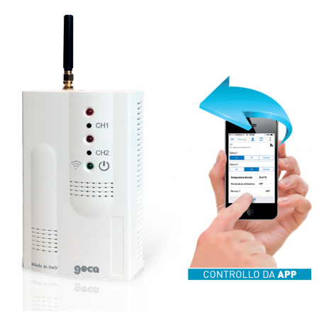 GS-M03 COMANDO REMOTO GSM e controllo rete elettrica. Con alimentatore