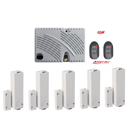 GT 13.9/CM KIT allarme con sensore SUBSONICO e 5 Contatti Magnetici