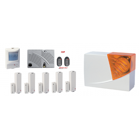GT 13.9/CM KIT allarme con sensore SUBSONICO e 5 Contatti Magnetici